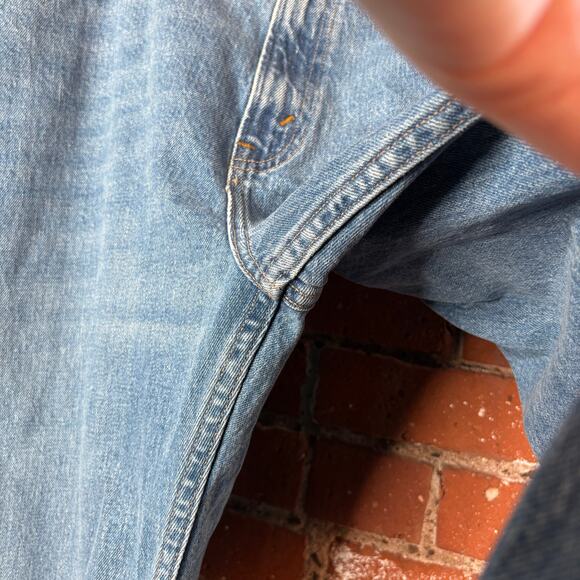 Abercrombie & Fitch The '90s Relaxed Jean High Rise Sz 34 18s Medium Wash Denim - Picture 9 of 14